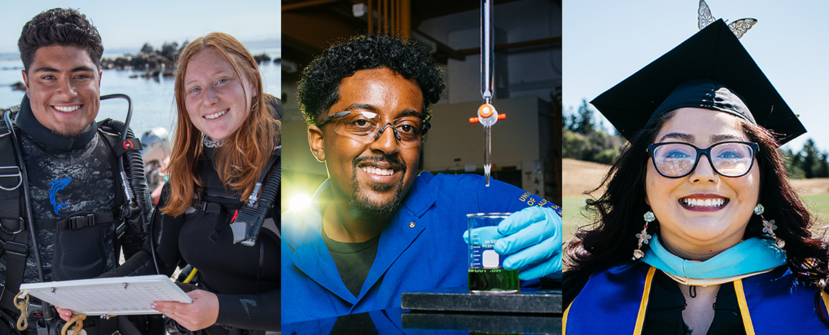 UCSC graduate student montage